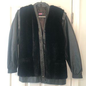 Faux fur jacket and vest by Adolph Shuman for Lilli Ann